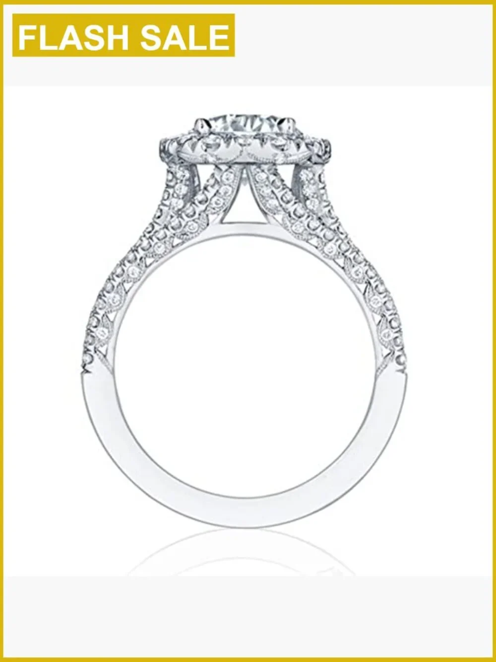 Sterling Silver Eternity Ring CZ Diamond Multi Row Band Wedding Size 8